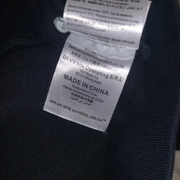 Off white graphic crew neck pullover - Picture 7 of 8